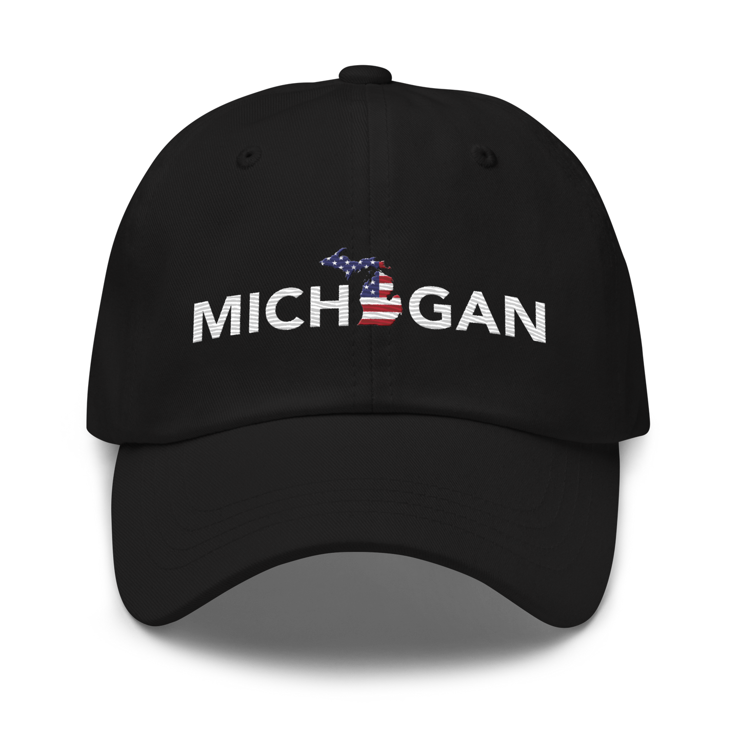 'Michigan' Dad Hat (Sans Font Patriotic Edition)