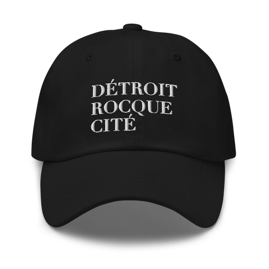 'Détroit Rocque Cité' Dad Hat (White Emb.)