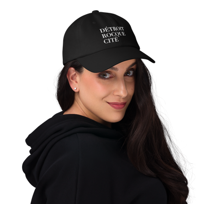 'Détroit Rocque Cité' Dad Hat (White Emb.)