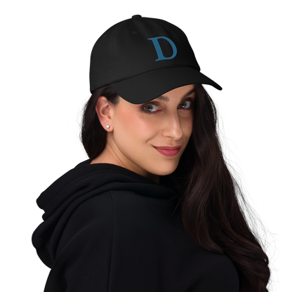 Detroit 'Old French D' Dad Hat (Circumspice Blue)