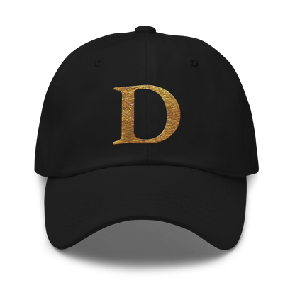 Detroit 'Old French D' Dad Hat (Gold Bling Edition)