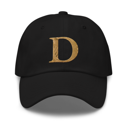 Detroit 'Old French D' Dad Hat (Gold Bullion Edition)