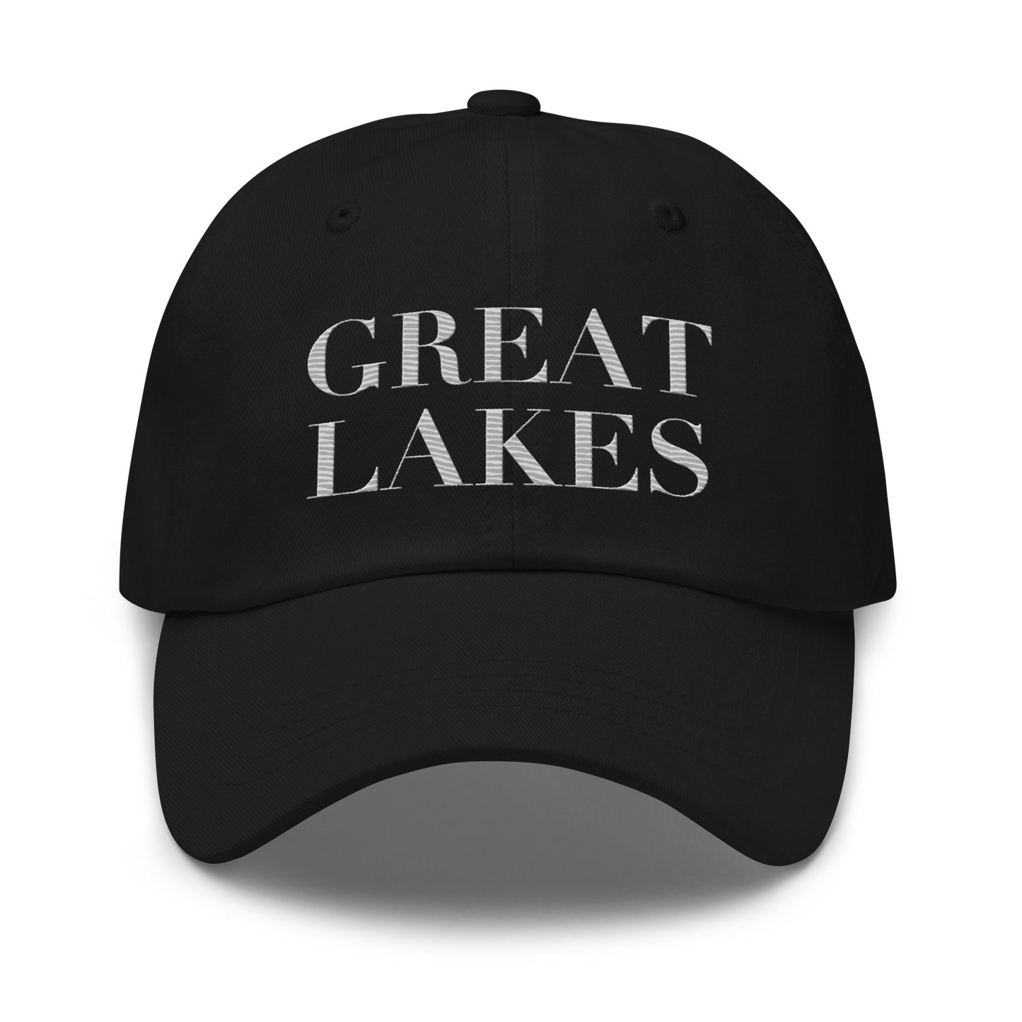 'Great Lakes' Dad Hat (Didone Font) | Platinum