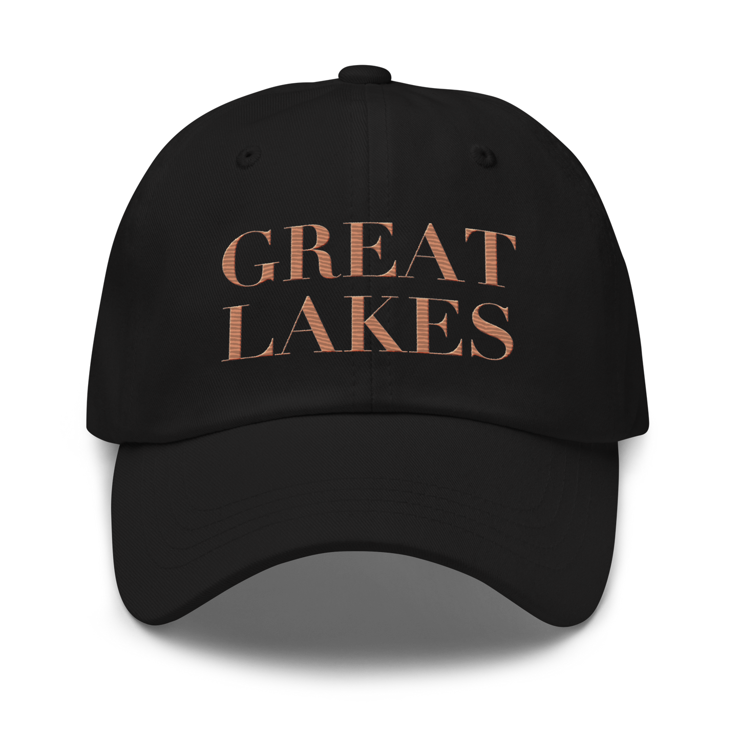 'Great Lakes' Dad Hat (Didone Font) | Copper