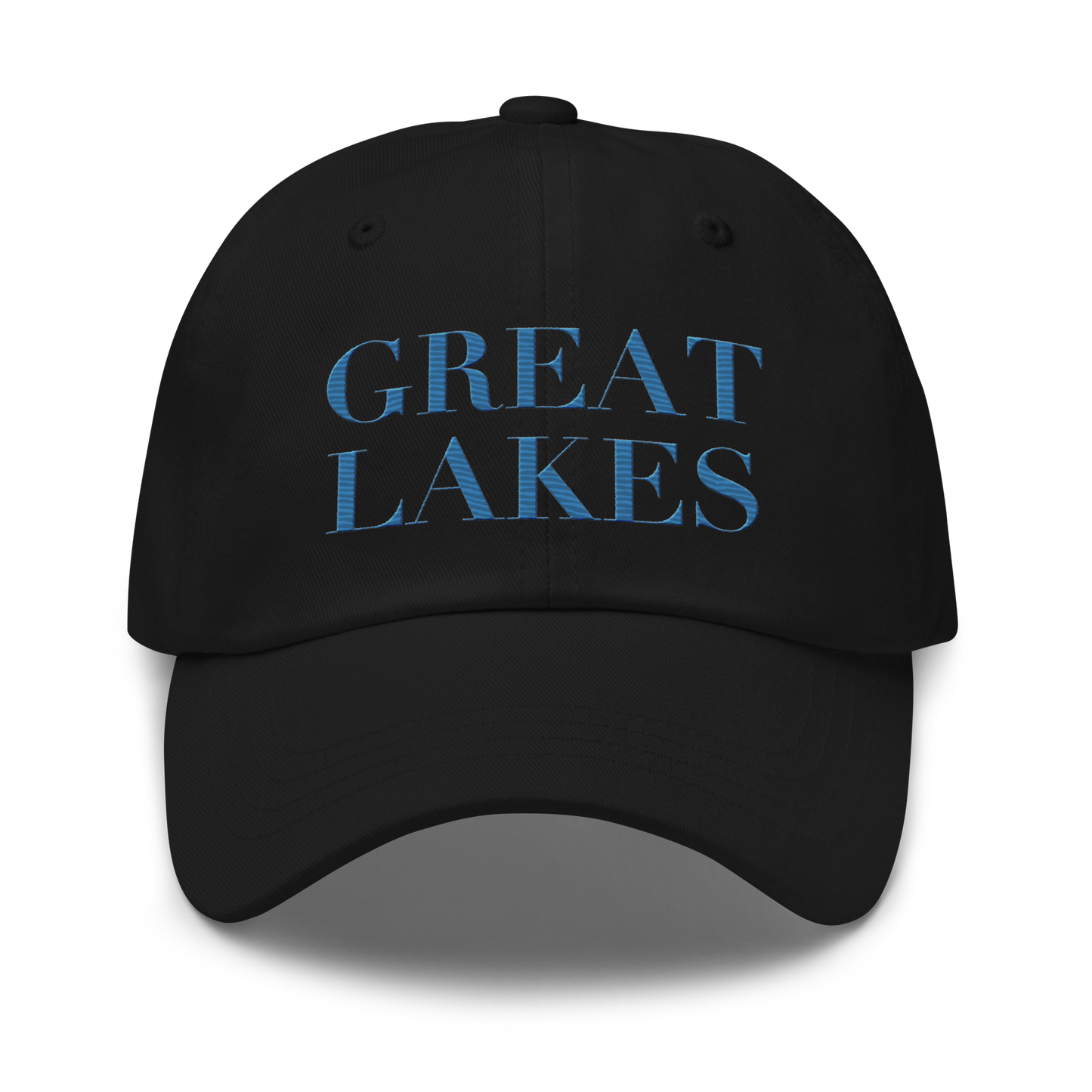 'Great Lakes' Dad Hat (Didone Font) | Superior Blue