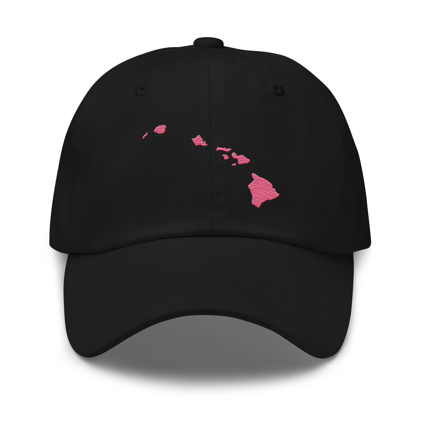 Hawaii Dad Hat (Hibiscus Pink)