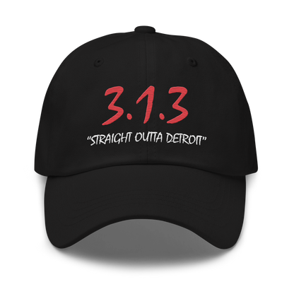 '313 Straight Outta Detroit' Dad Hat