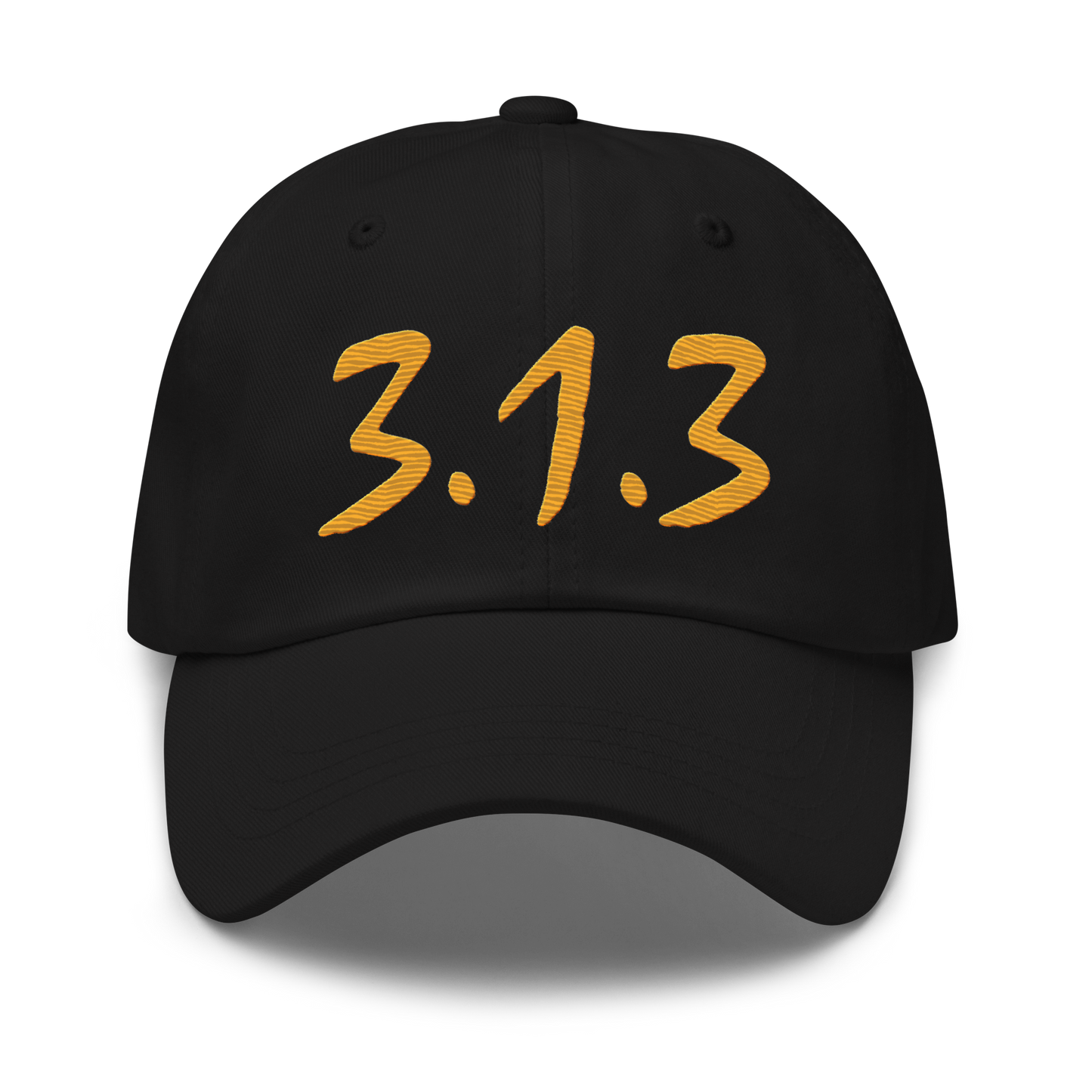 Detroit '313' Dad Hat (Compton Font) | Gold