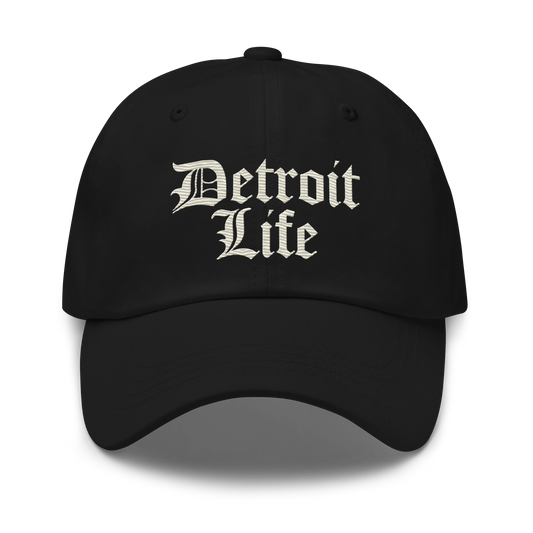 'Detroit Life' Dad Hat | Ivory White