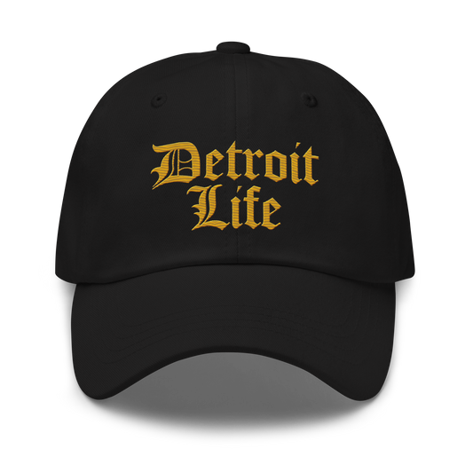 'Detroit Life' Dad Hat | Gold