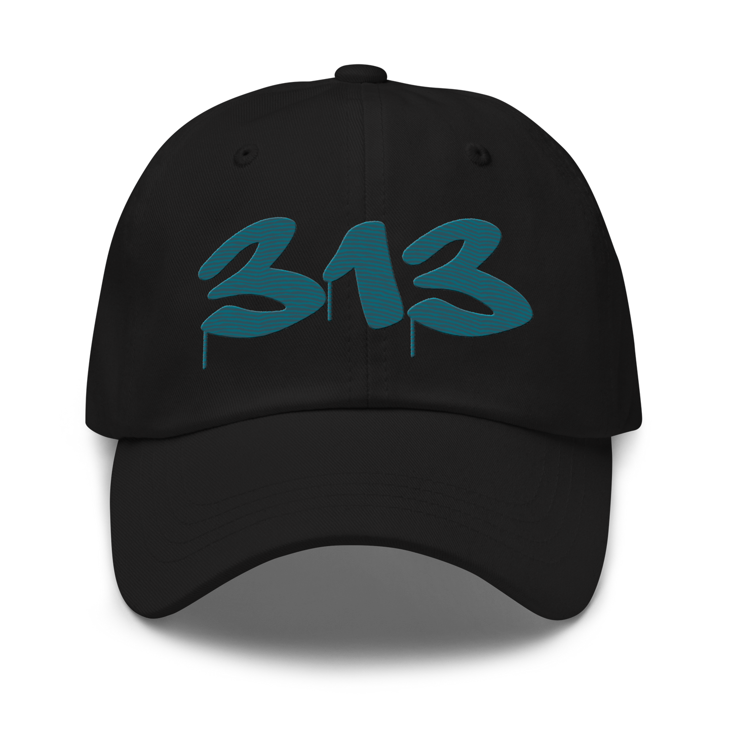 Detroit '313' Dad Hat (Tag Font) | Palace Teal