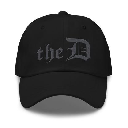 Detroit 'The D' Dad Hat | Iron Ore Grey