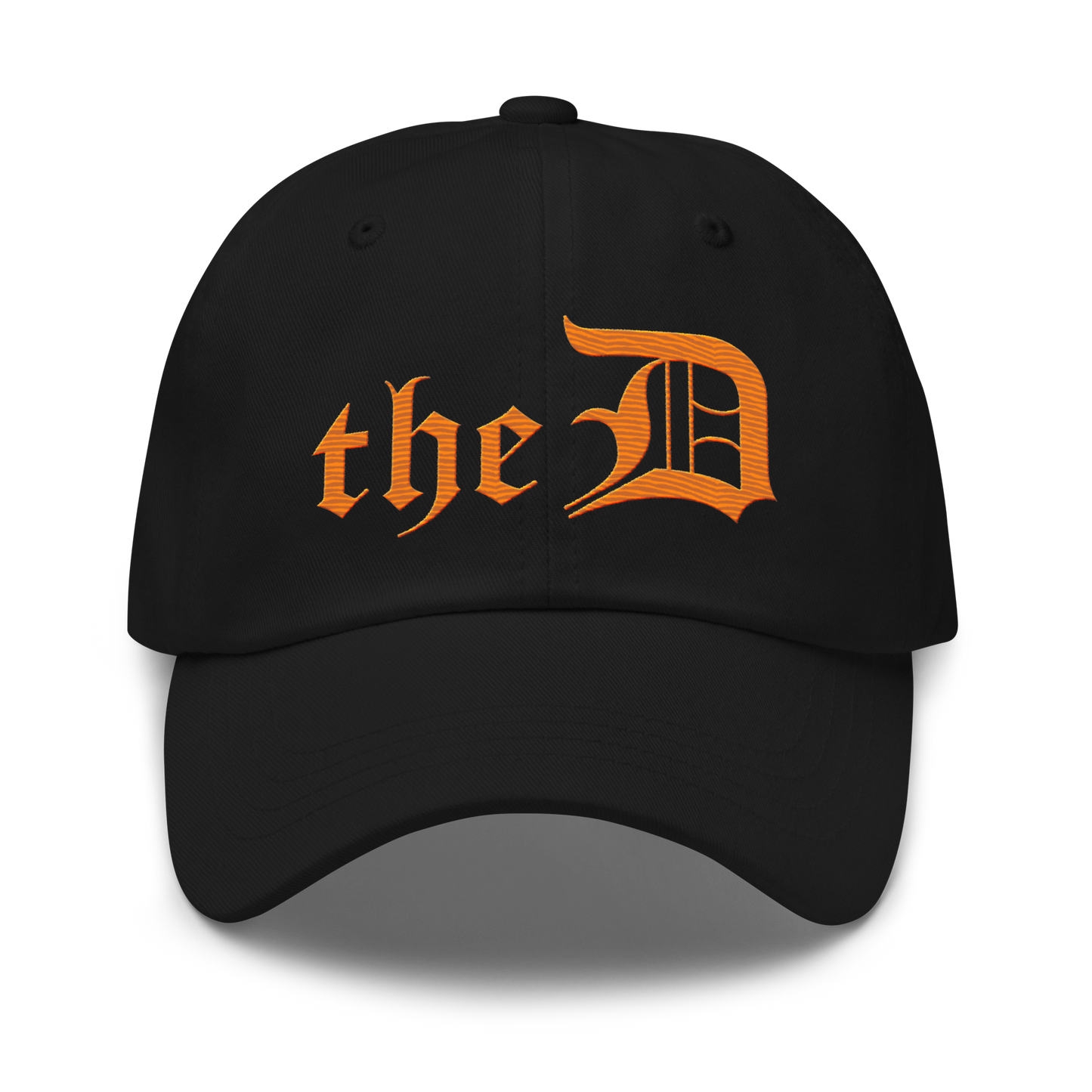 Detroit 'The D' Dad Hat | Orange