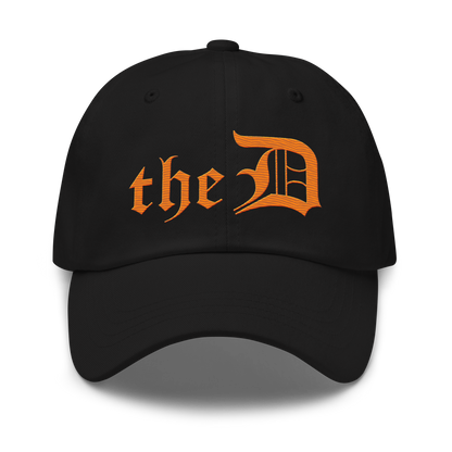 Detroit 'The D' Dad Hat | Orange