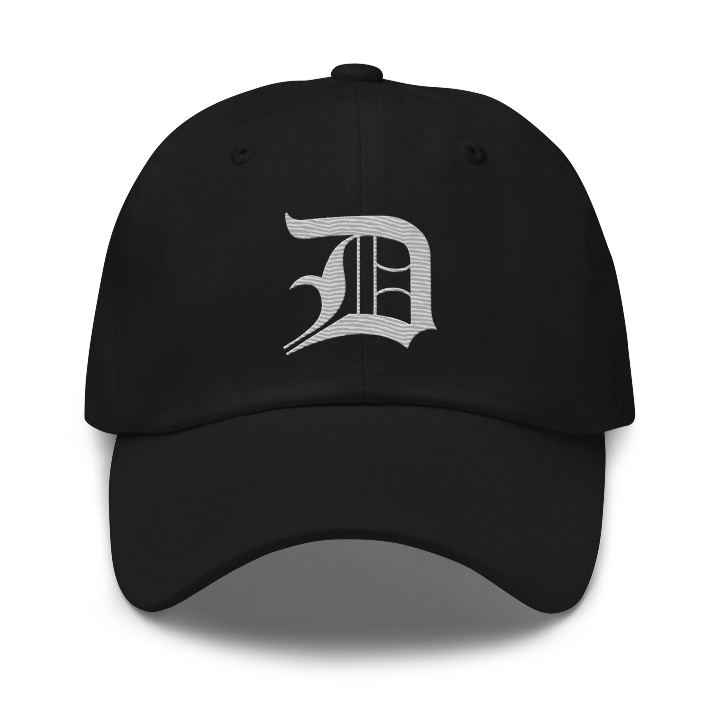 Detroit 'Old English D' Dad Hat | Platinum