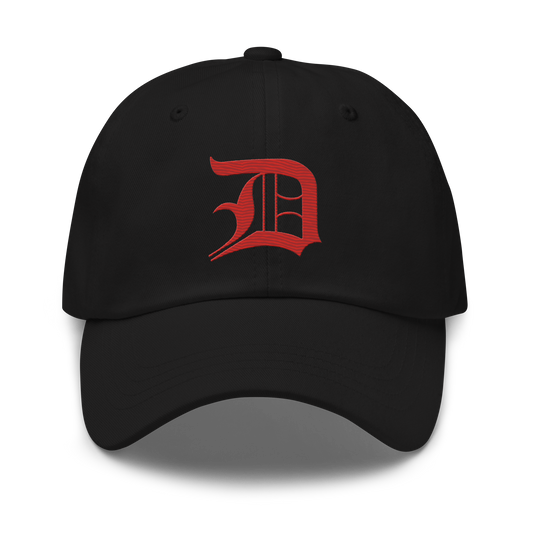 Detroit 'Old English D' Dad Hat (Aliform Red)