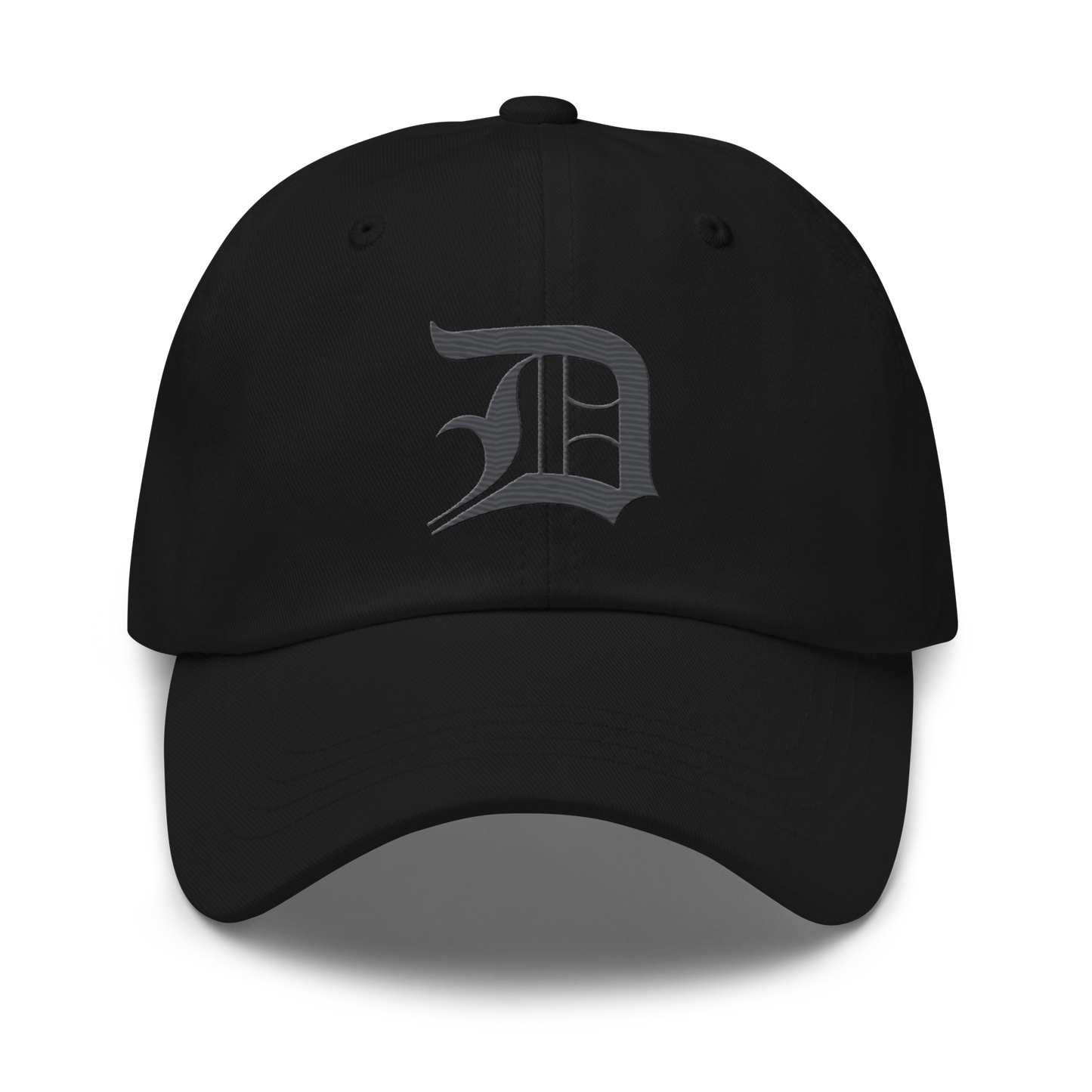 Detroit 'Old English D' Dad Hat (Iron Ore Grey)