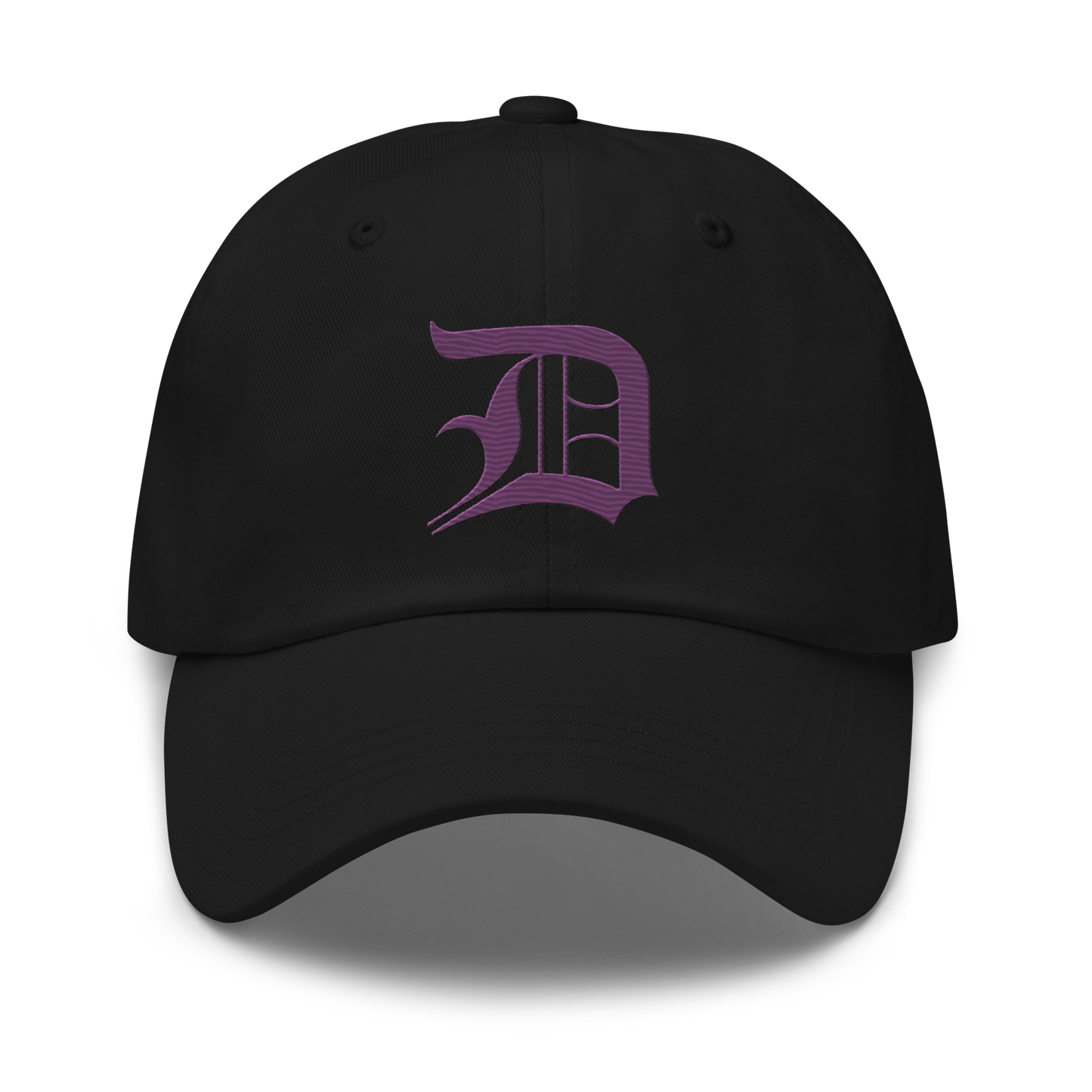 Detroit 'Old English D' Dad Hat (Plum)