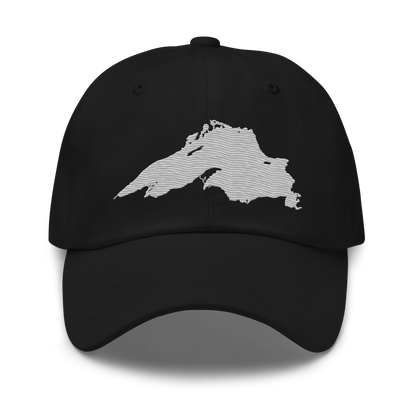 Lake Superior Dad Hat | Platinum