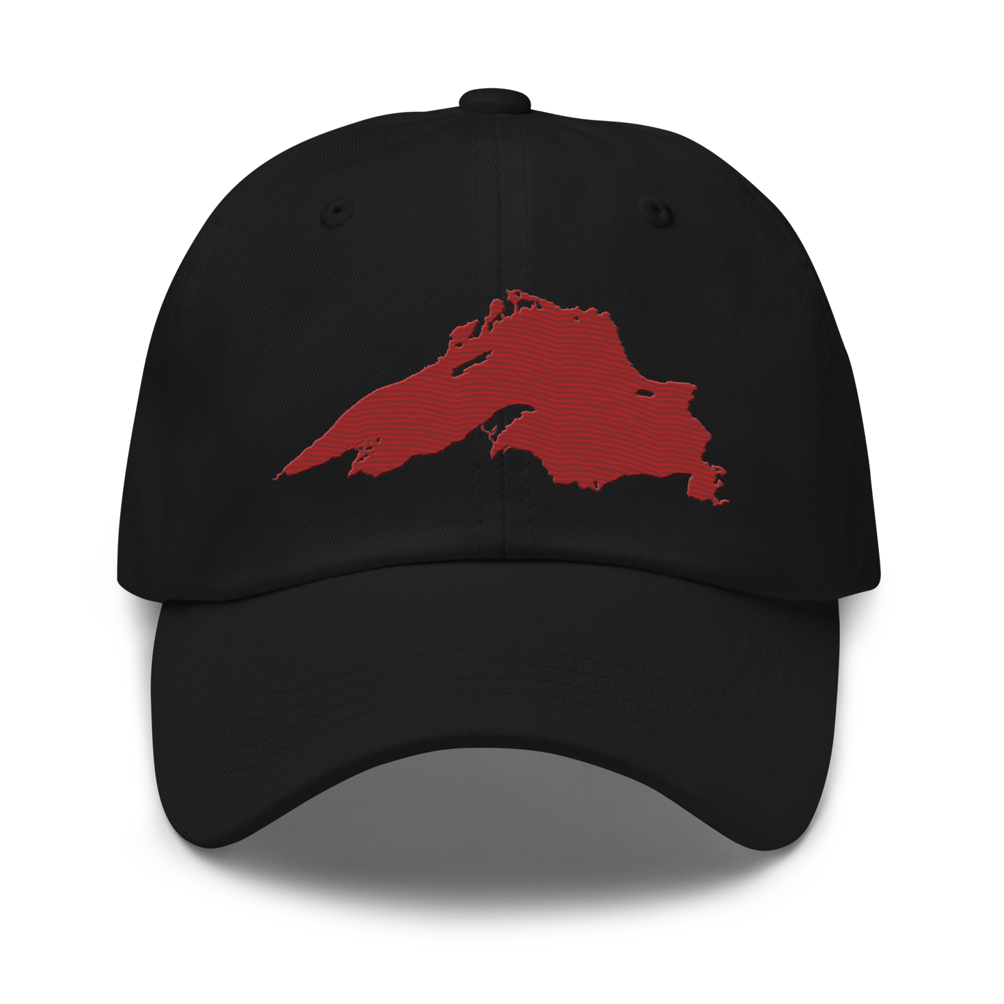 Lake Superior Dad Hat | Thimbleberry Red