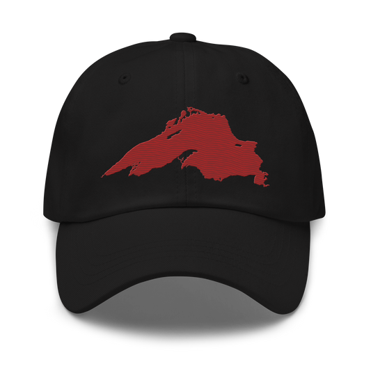 Lake Superior Dad Hat | Thimbleberry Red