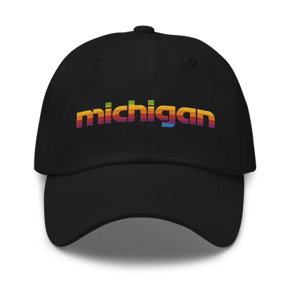 'Michigan' Dad Hat (80s Pomaceous Tech Parody)