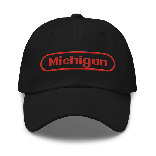 'Michigan' Dad Hat (Video Game Parody)