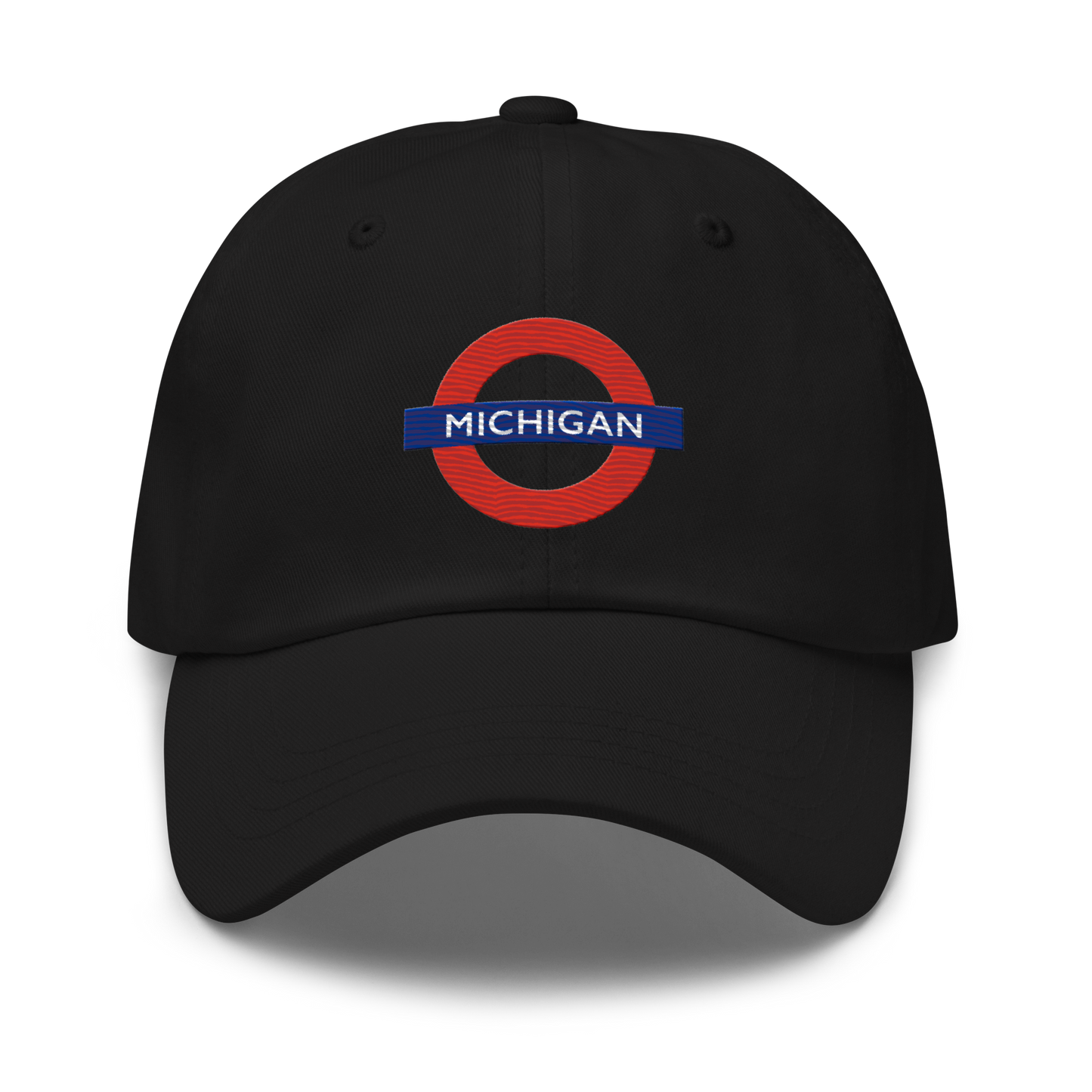 'Michigan' Dad Hat (London Tube Parody)