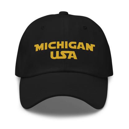 'Michigan USA' Dad Hat (Epic Sci-Fi Parody)