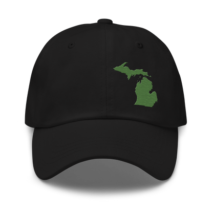 Michigan Dad Hat | Pine Green Outline