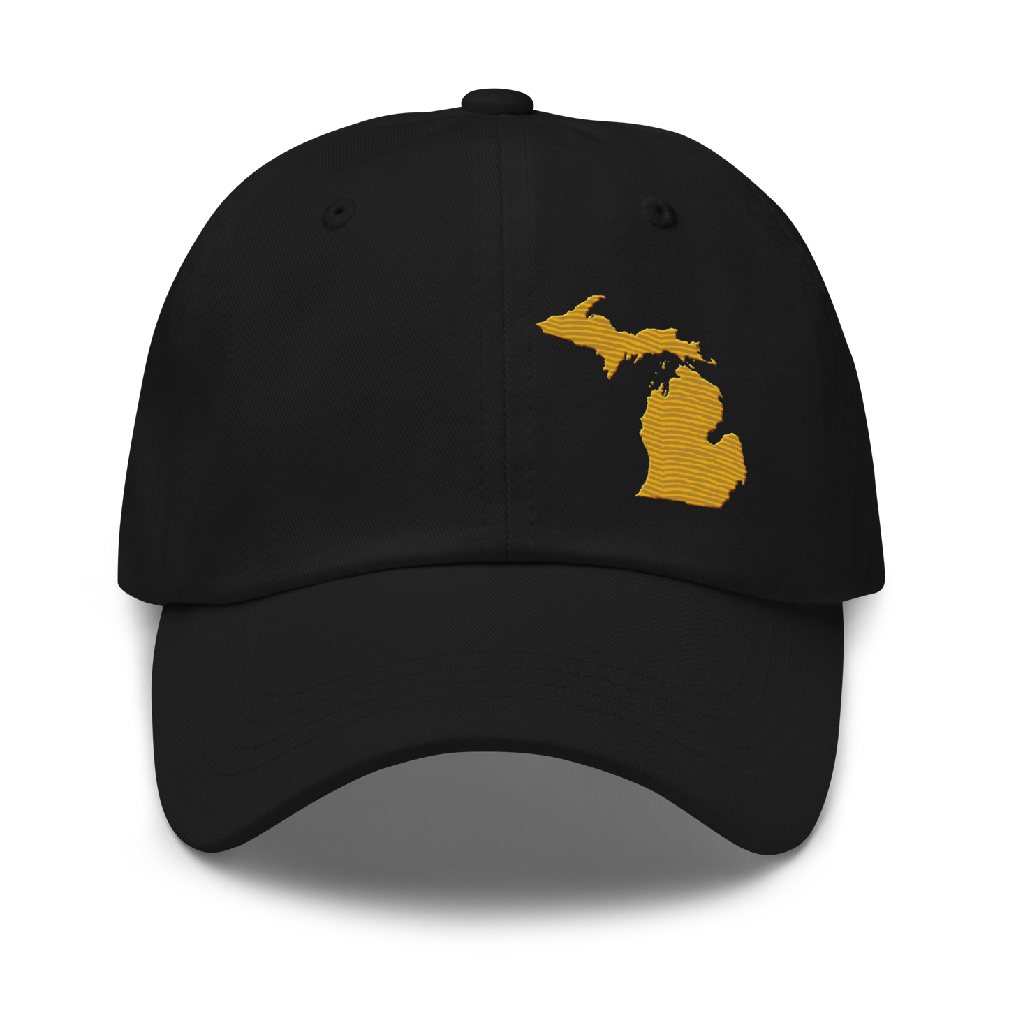 Michigan Dad Hat | Gold Outline