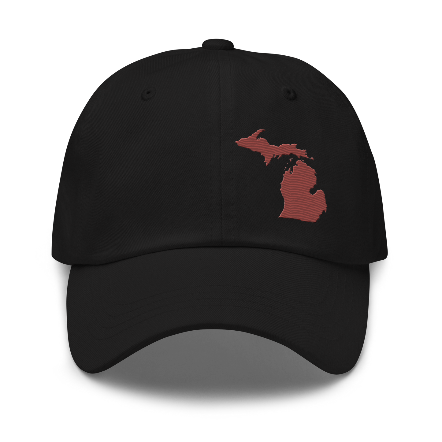 Michigan Dad Hat | Ore Dock Red Outline