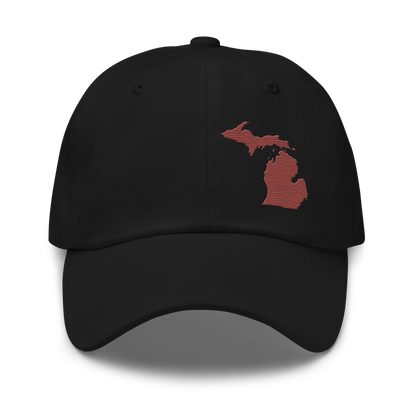 Michigan Dad Hat | Ore Dock Red Outline