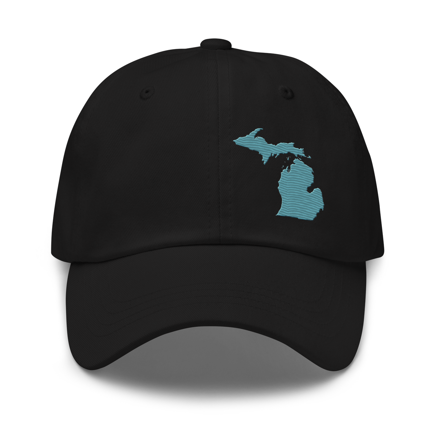 Michigan Dad Hat | Huron Blue Outline