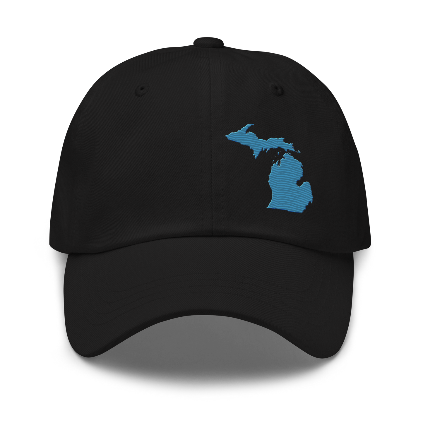 Michigan Dad Hat | Traverse Blue Outline