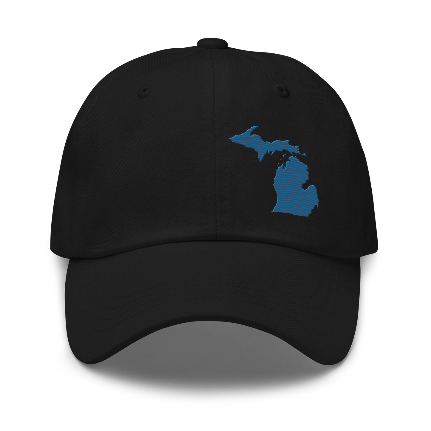 Michigan Dad Hat | Blueberry Outline