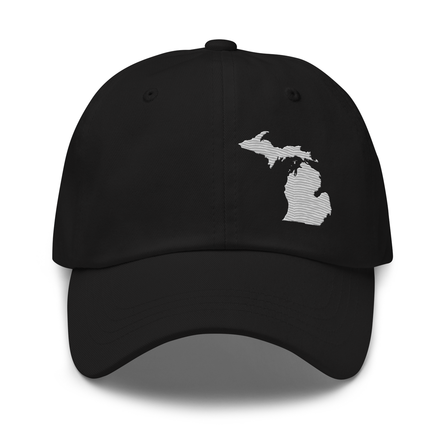 Michigan Dad Hat | Platinum Outline