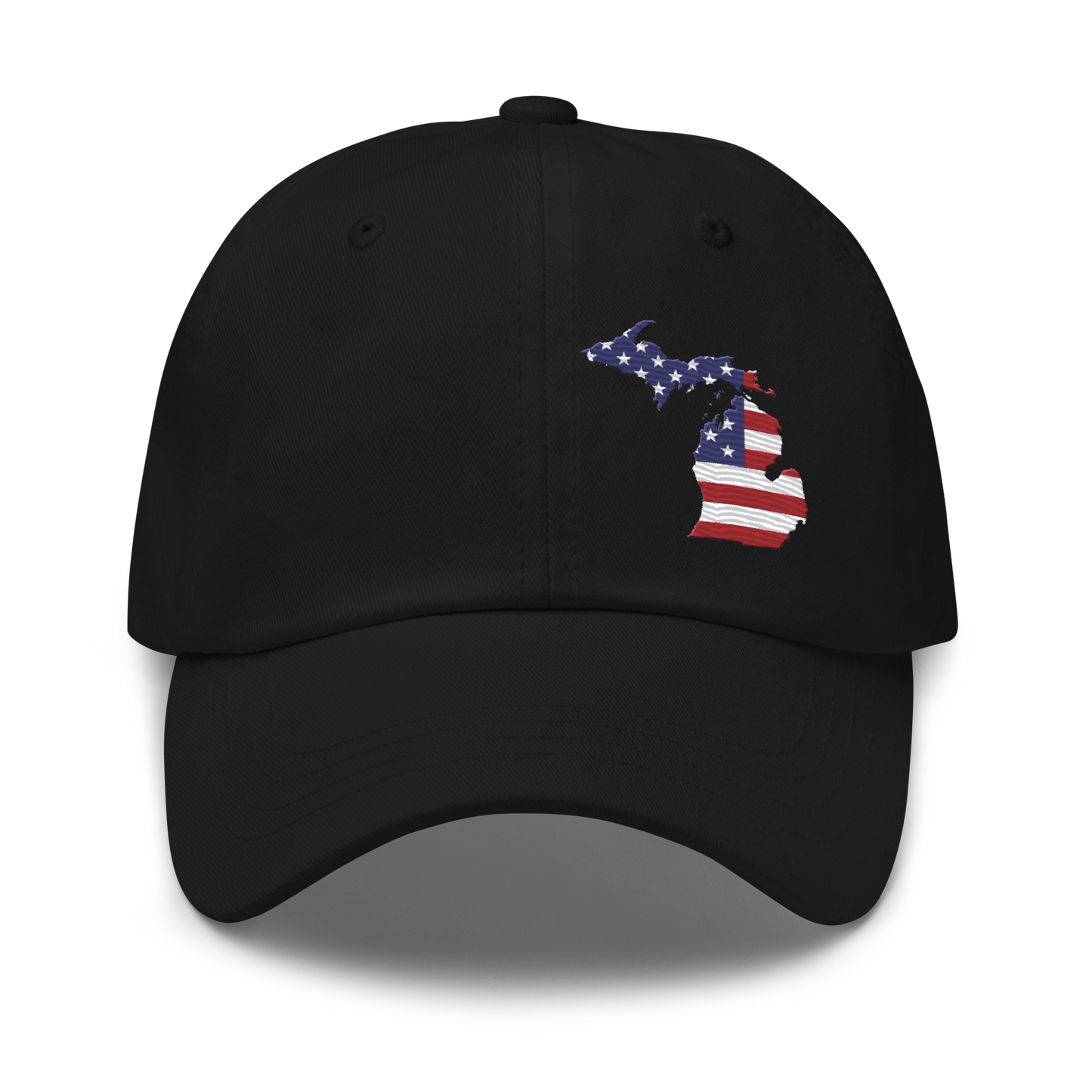 Michigan Dad Hat | Patriotic Outline