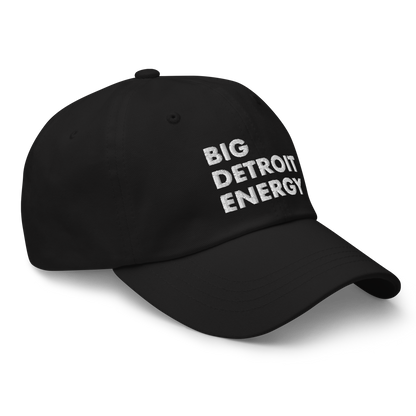 'Big Detroit Energy' Dad Hat (White Emb.)