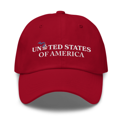 Michigan 'United States of America' Dad Hat