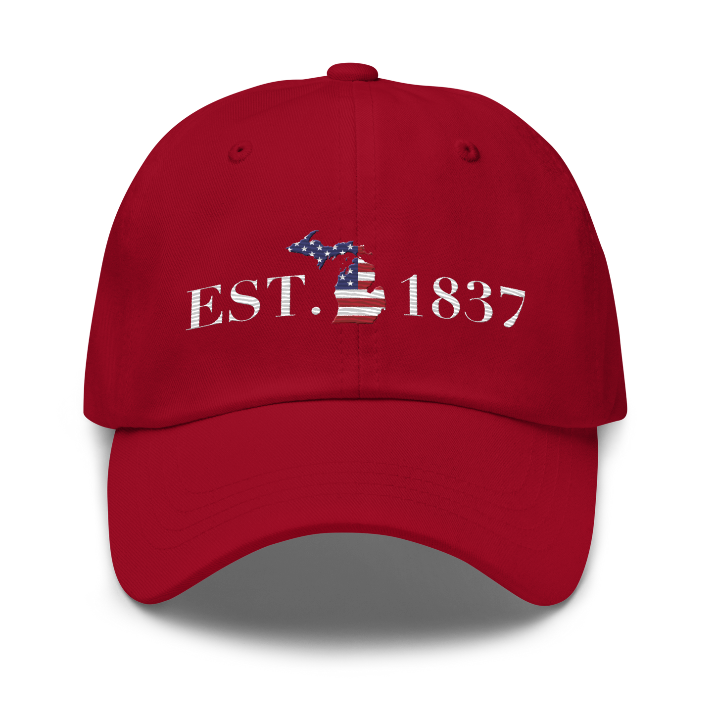 Michigan 'EST. 1837' Dad Hat (Patriotic Edition)