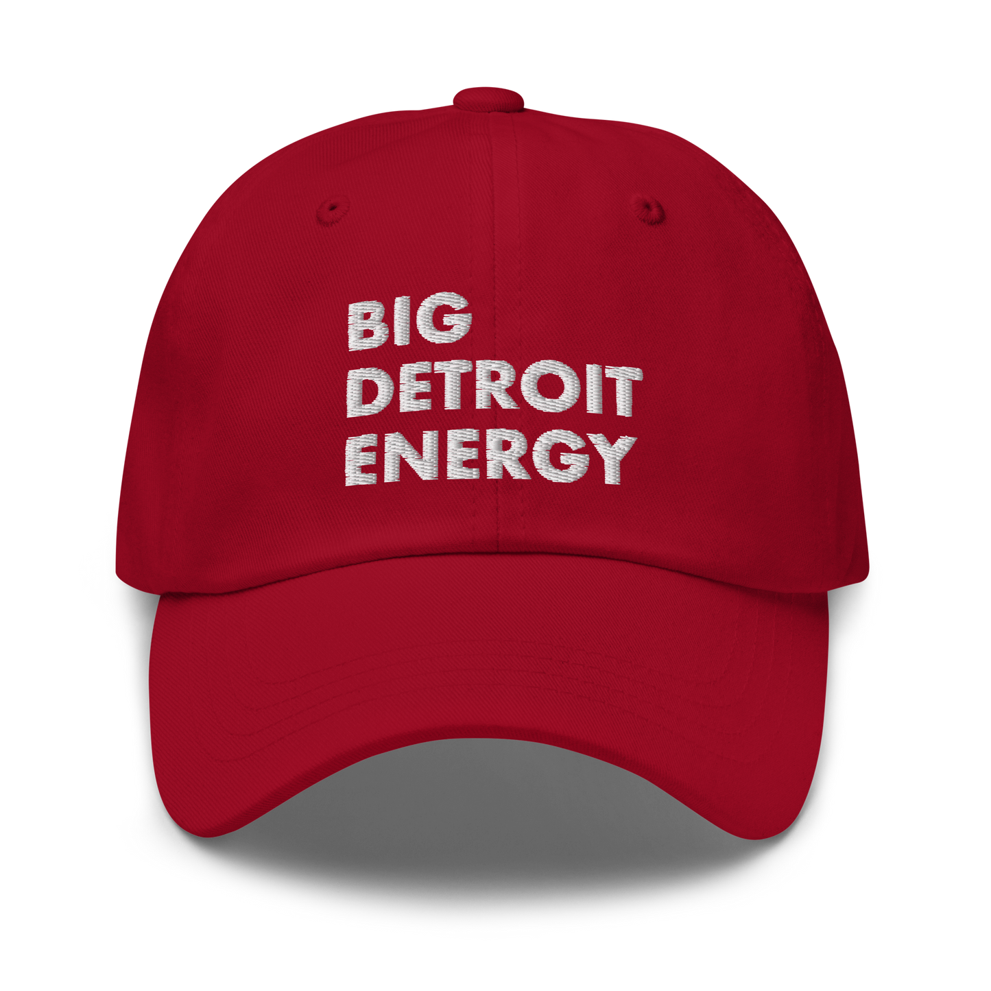 'Big Detroit Energy' Dad Hat (White Emb.)