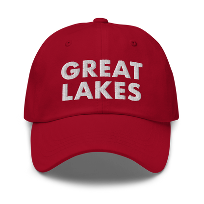 'Great Lakes' Dad Hat (Geometric Sans Font)