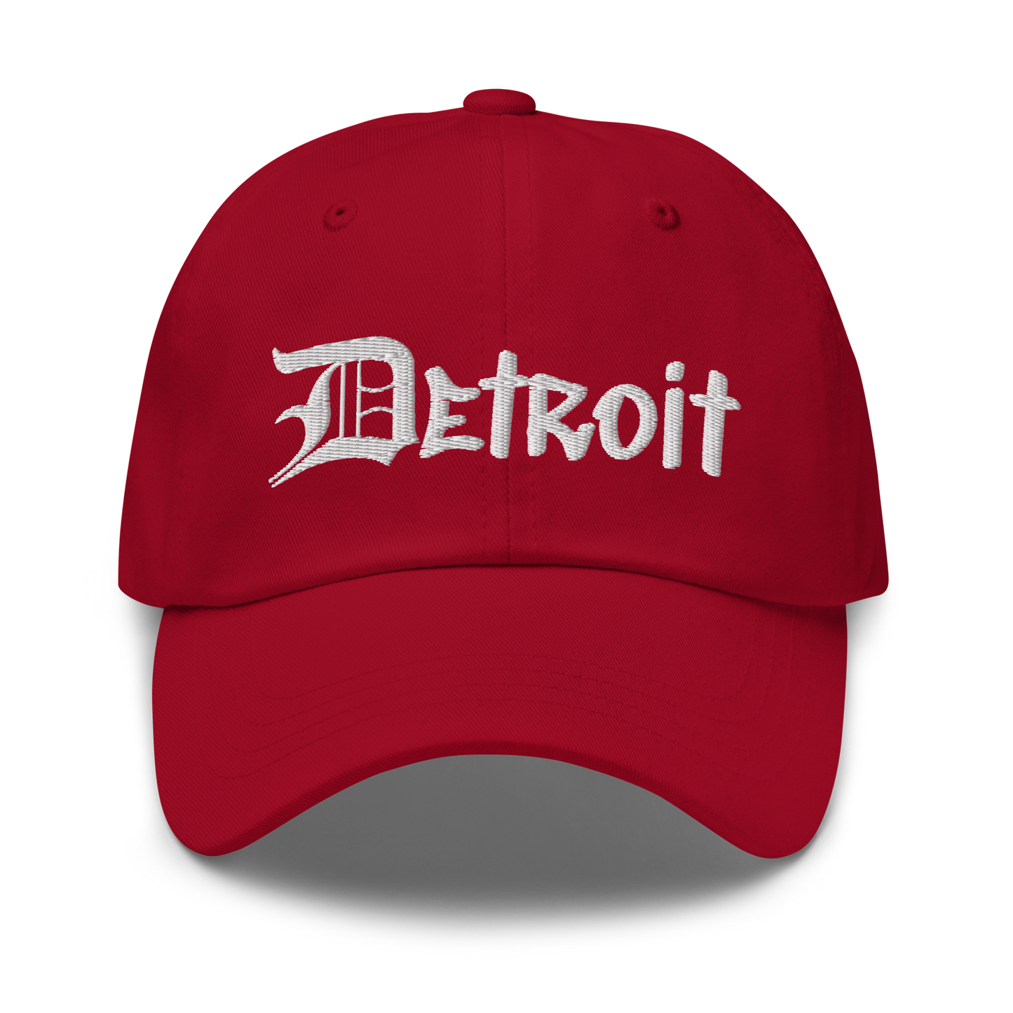 'Detroit' Dad Hat (OED Tag Font)