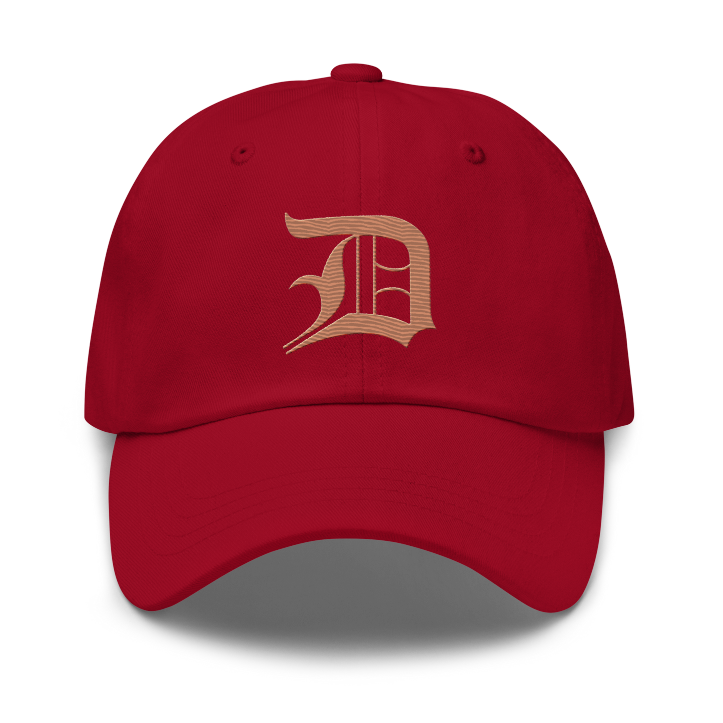 Detroit 'Old English D' Dad Hat (Copper Color)