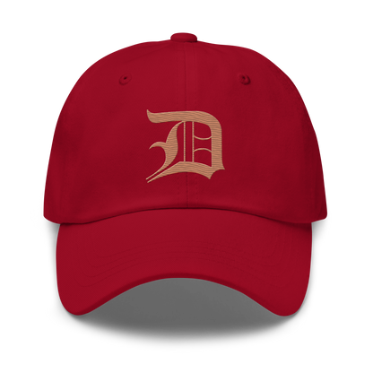 Detroit 'Old English D' Dad Hat (Copper Color)