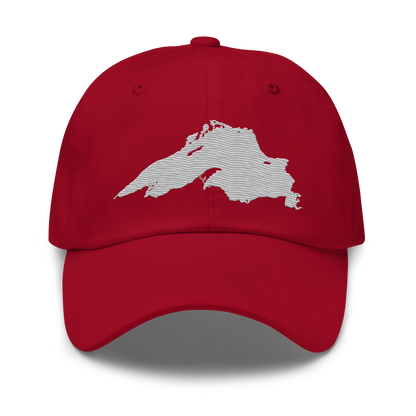 Lake Superior Dad Hat | Platinum