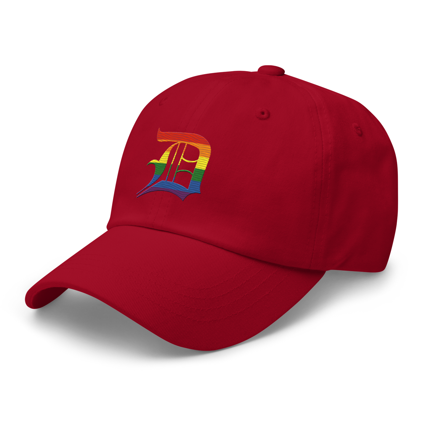 Detroit 'Old English D' Dad Hat (Rainbow Pride Edition)