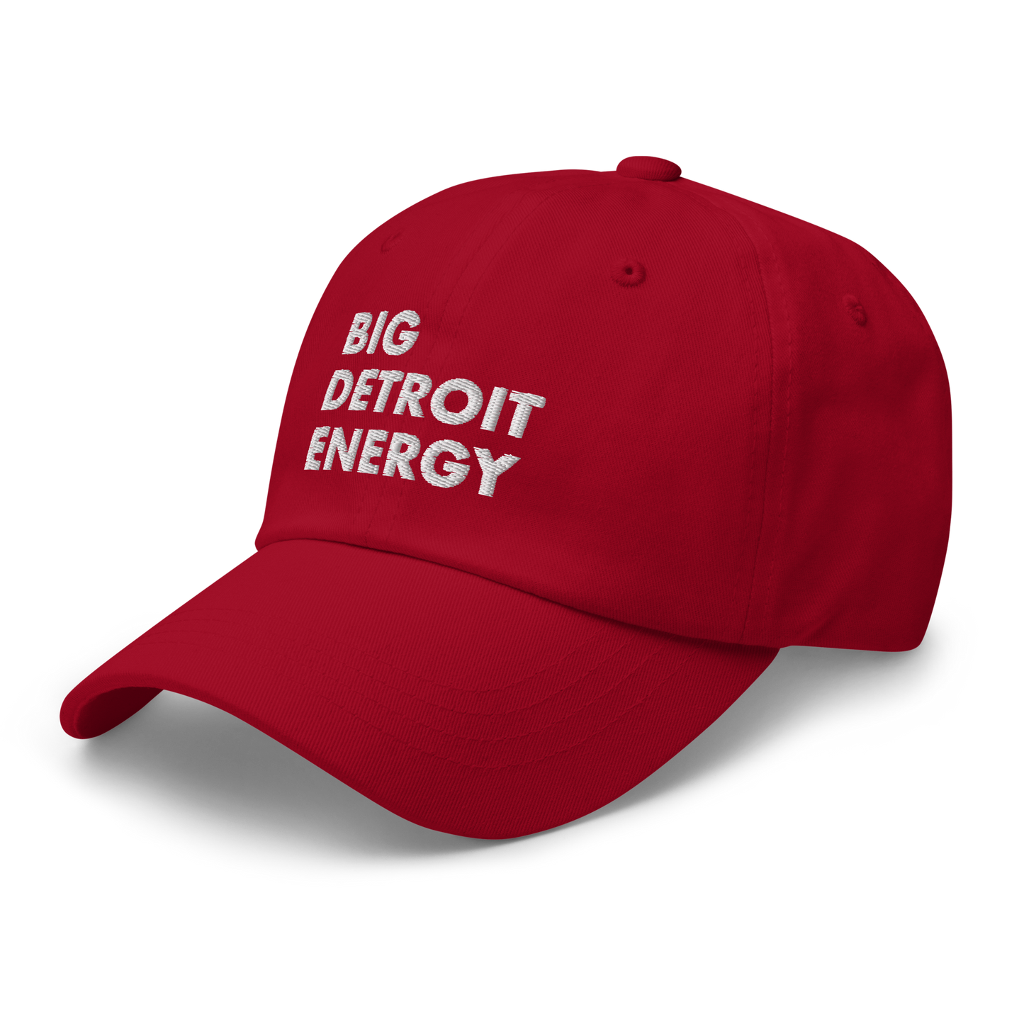 'Big Detroit Energy' Dad Hat (White Emb.)