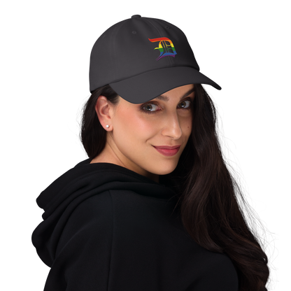 Detroit 'Old English D' Dad Hat (Rainbow Pride Edition)